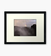 blowhole Framed Print