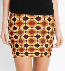 Retro Marigold Mini Skirt