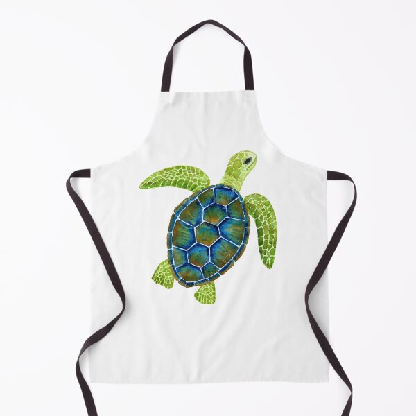 Item preview, Cute Sea Turtle - Blues and Greens designed and sold by SandraBedoya.