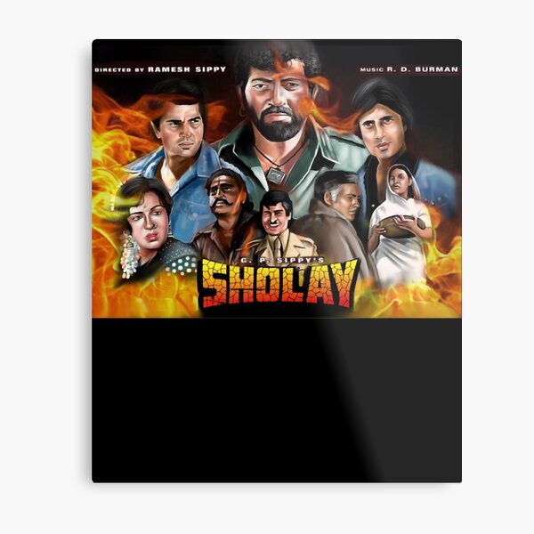 Sholay Metal Prints for Sale | Redbubble Sholay Metal Prints for Sale | Redbubble