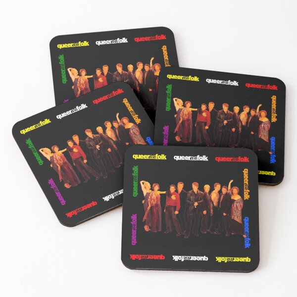 Item preview, Queer as folk S3 Logo Rainbow Version designed and sold by GroupieClub.