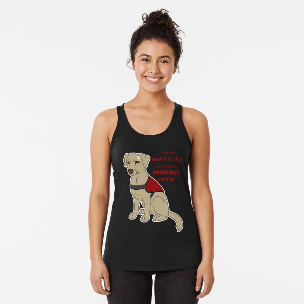 You Can Read My Service Dog's Patches T-Shirt