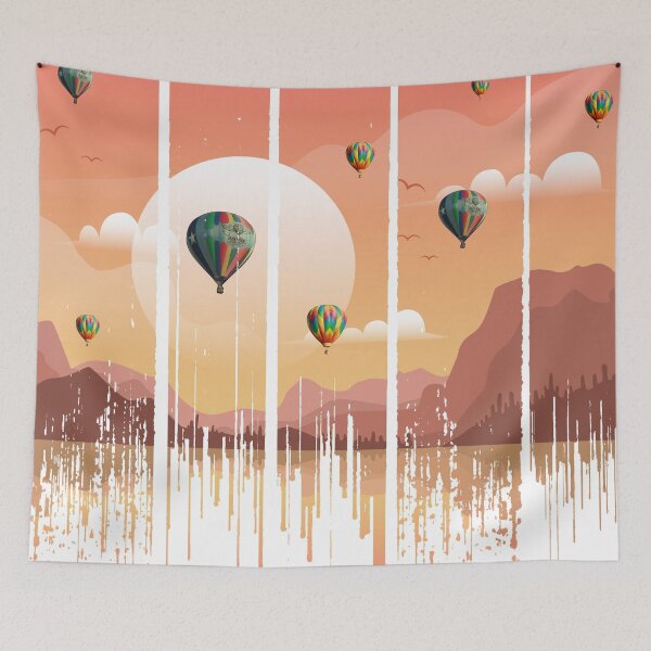 Item preview, Grunge Dripping Sunset Celebration designed and sold by maryedenoa.