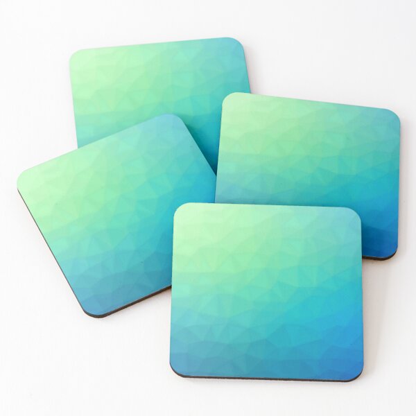 Item preview, fragmented colors lemon to blue designed and sold by GeoFormsArt.