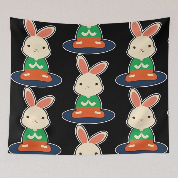 Item preview, RabbitatYogaonYogamat designed and sold by Kimberly452174.