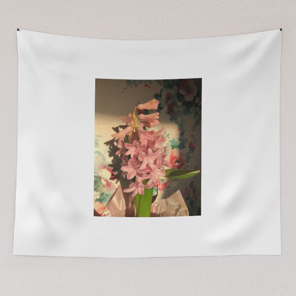 Item preview, Pink hyacinth flower in golden hour  designed and sold by FlowersAndMore.