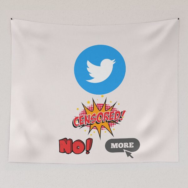 Item preview, Twitter censored no more designed and sold by dreamwearprints.
