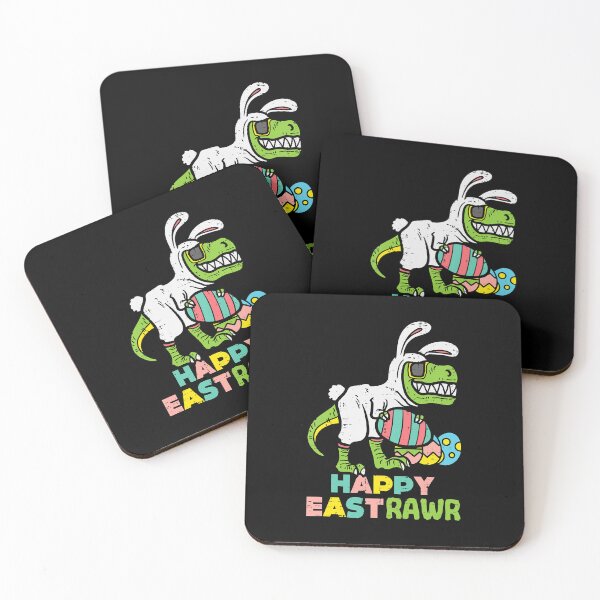 Item preview, Kids Happy Eastrawr Trex Easter Bunny Egg Funny Dinosaur Kids designed and sold by HugheDemeyer.