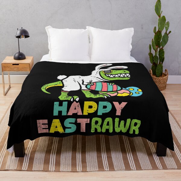 Item preview, Kids Happy Eastrawr Trex Easter Bunny Egg Funny Dinosaur Kids designed and sold by HugheDemeyer.