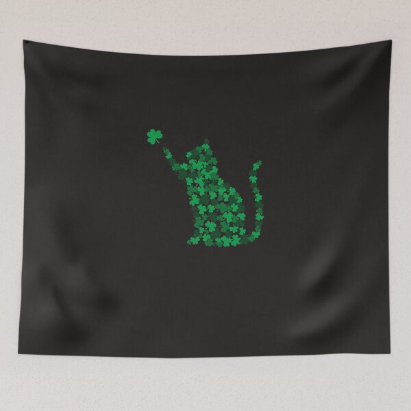 Item preview, Happy Saint Patrick's Day Shamrock Cat T-Shirt designed and sold by waltzfeli.