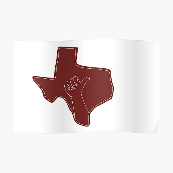  Texas A&M Aggies Poster - Gig 'Em - Officially