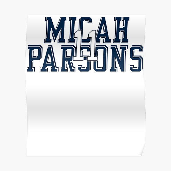 Micah Parsons #11 Hungry To Score Poster for Sale by GetBound18