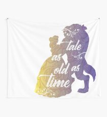 Beauty and The Beast- Tale as old as time Wall Tapestry