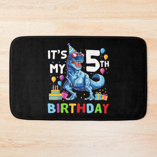 Item preview, Kids Its My 5th Birthday Happy 5 Year T Rex designed and sold by HugheDemeyer.