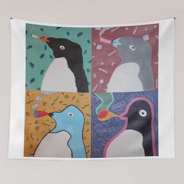 Item preview, Birds w/ Cigs (10/12) designed and sold by vohnjance.