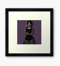 wednesda addams Framed Print