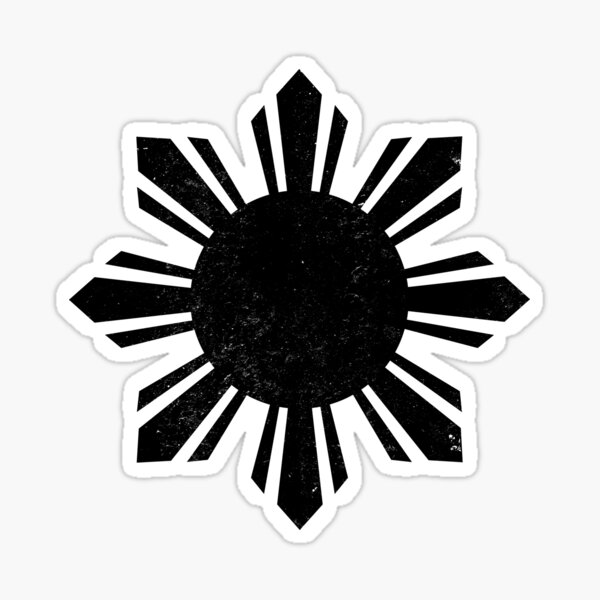 Philippines Typhoon Haiyan Filipino Stars & Sun Flag Vinyl Decal Sticker Tribute 
