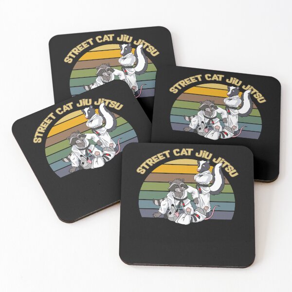 Item preview, Camiseta BJJ Street Cat Jiu Jitsu Jiujitsu divertido designed and sold by Rosa1202Shop.