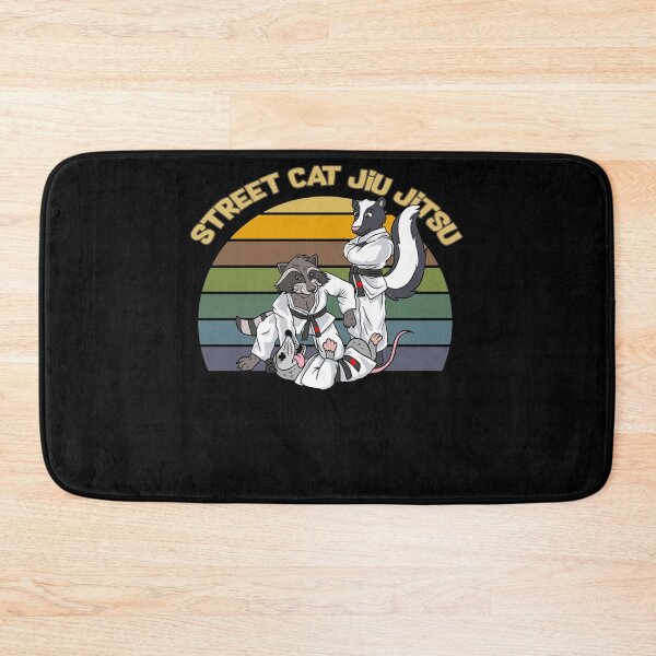 Item preview, Camiseta BJJ Street Cat Jiu Jitsu Jiujitsu divertido designed and sold by Rosa1202Shop.