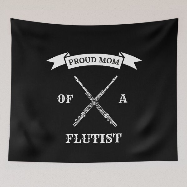 Item preview, Proud Mom Of A Flutist For Flute Player Mothers Day Gift As A Flutist Mom designed and sold by Funwithmusic.