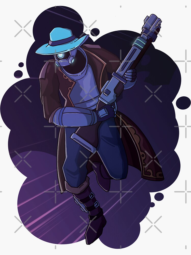 "Bandit, Running, Risk of Rain, Risk of Rain 2" Sticker by