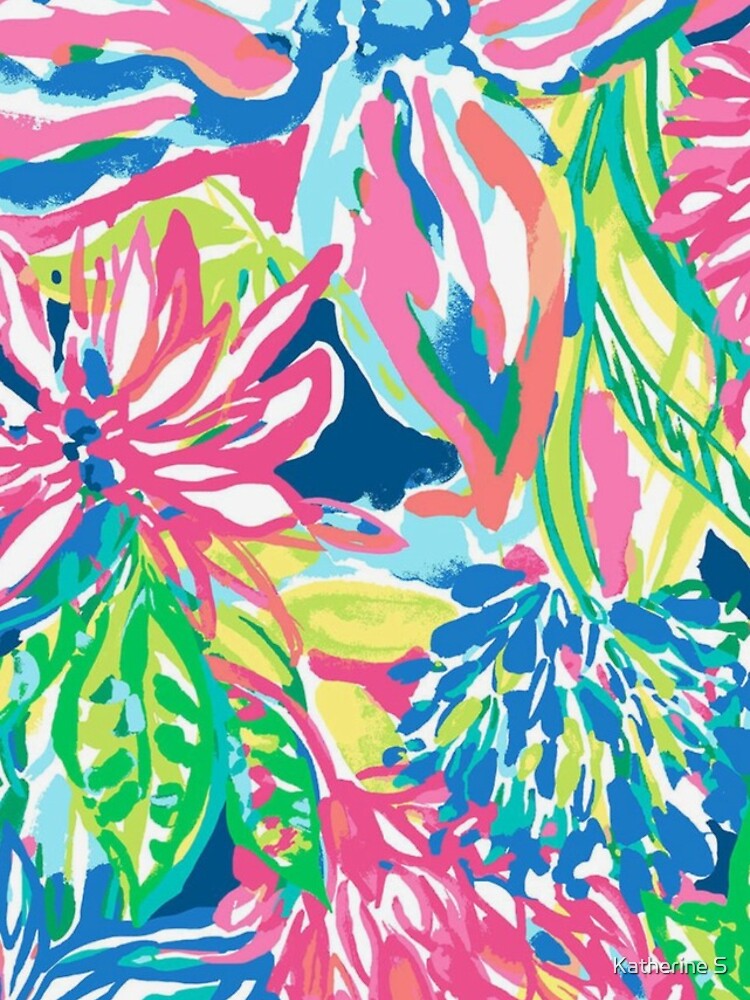 Vibrant Floral Multicolor Print by katherineshek