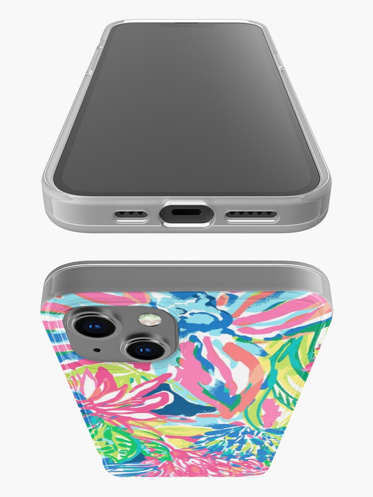 Alternate view of Vibrant Floral Multicolor Print iPhone Case