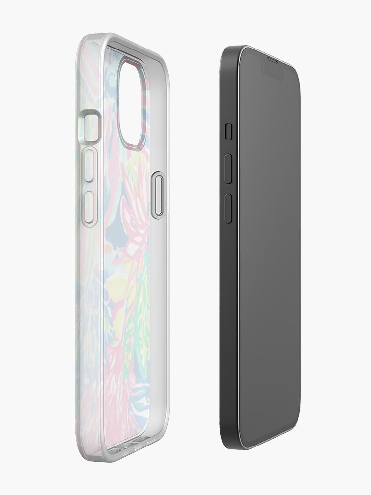 Alternate view of Vibrant Floral Multicolor Print iPhone Case