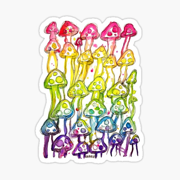 Item preview, Doodle Mushrooms designed and sold by JanGrackle.