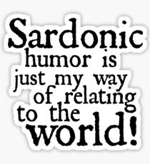 RIVERDALE - "Sardonic Humor" Sticker