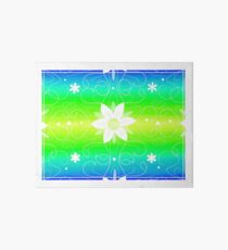 Flowery Swilrs Art Board Print