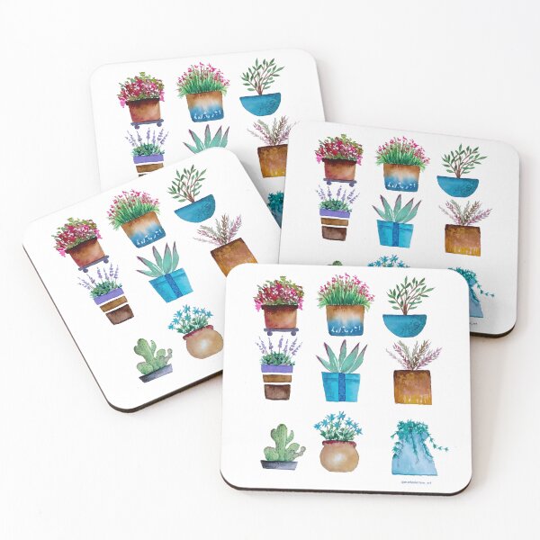 Item preview, 9 Potted Plants designed and sold by ArtVibing.