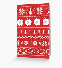 Sherlock Ugly Christmas Sweater Greeting Card