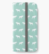 Vinilo o funda para iPhone Moose mint minimal nursery baby art pattern diseño neutral neutral home decor