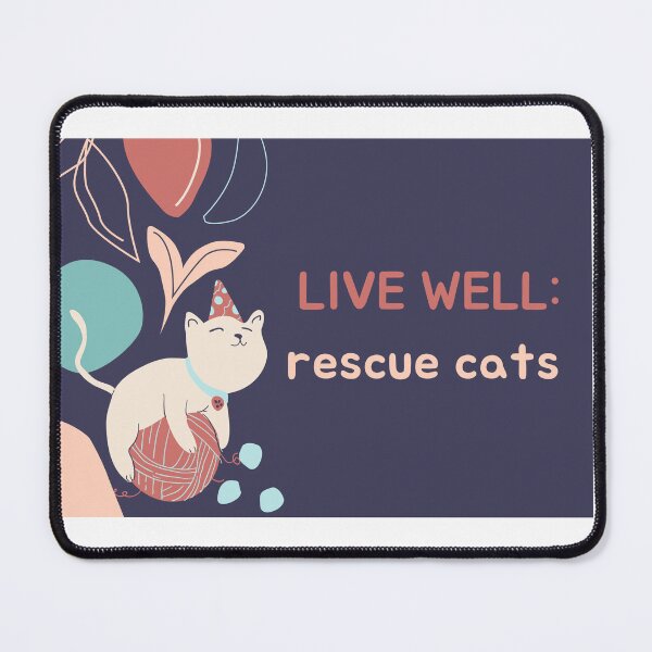 Item preview, Rescue cats designed and sold by Ourhappyplaces.