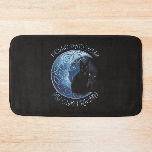 Item preview, Hello Darkness My Old Friend Funny Cat Moon Tshirt designed and sold by waltzfeli.