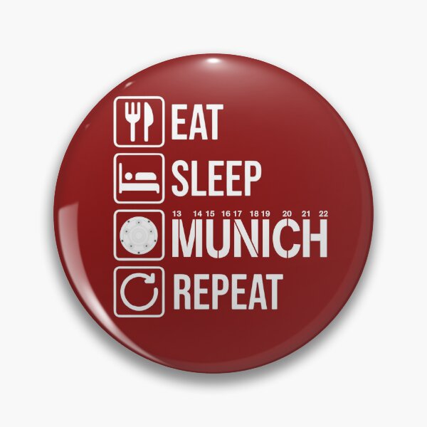 Item preview, Football eat sleep munich designed and sold by smallcatvn.