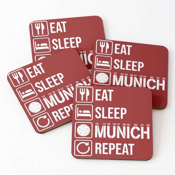 Item preview, Football eat sleep munich designed and sold by smallcatvn.