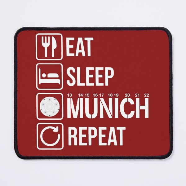 Item preview, Football eat sleep munich designed and sold by smallcatvn.
