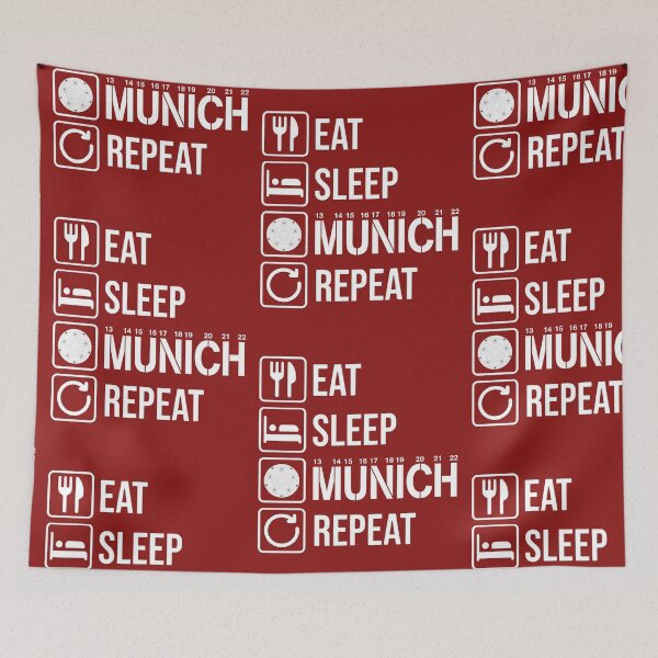 Item preview, Football eat sleep munich designed and sold by smallcatvn.