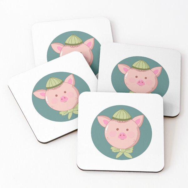 Aperçu de l'œuvre Un cochon prêt pour le scoutisme créée et vendue par Pragatee.