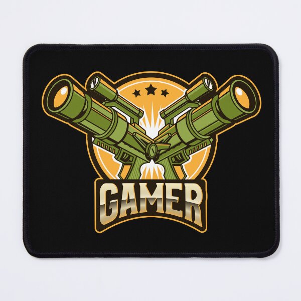 Item preview, Gamer with Squad holding Two Gun designed and sold by PRIVARSHU.