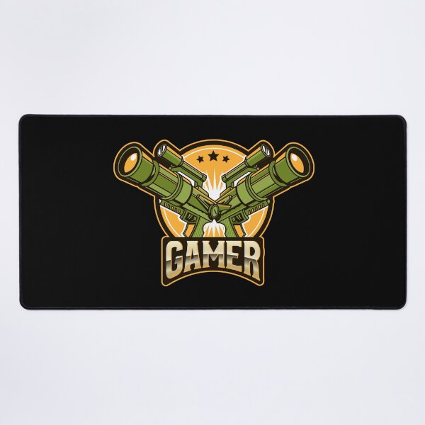 Item preview, Gamer with Squad holding Two Gun designed and sold by PRIVARSHU.