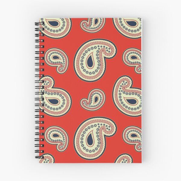 Item preview, ORIENTAL RED PAISLEY PRINT designed and sold by TuKoPaMoJa.