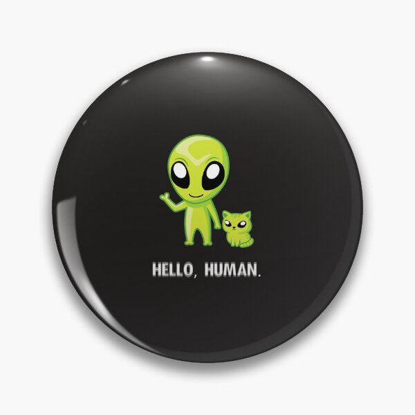 Item preview, Hello Human Alien and Cat T-Shirt T-Shirt designed and sold by waltzfeli.