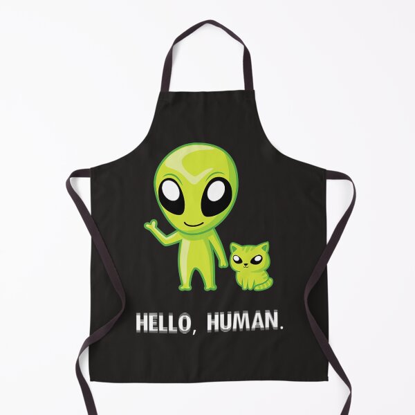 Item preview, Hello Human Alien and Cat T-Shirt T-Shirt designed and sold by waltzfeli.