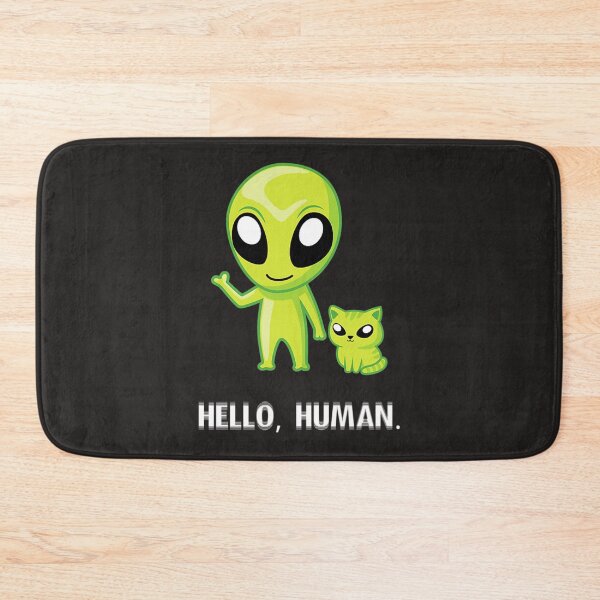 Item preview, Hello Human Alien and Cat T-Shirt T-Shirt designed and sold by waltzfeli.