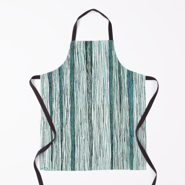 Item preview, Underwater Forest, Abstract Tree Forest pattern on Aqua Blue designed and sold by HBBArtShop.