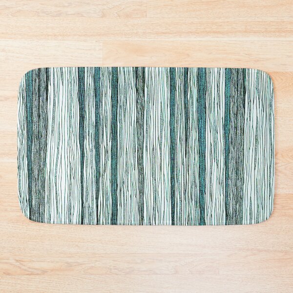 Item preview, Underwater Forest, Abstract Tree Forest pattern on Aqua Blue designed and sold by HBBArtShop.