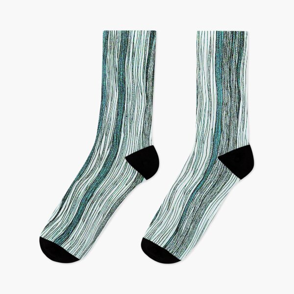 Item preview, Underwater Forest, Abstract Tree Forest pattern on Aqua Blue designed and sold by HBBArtShop.